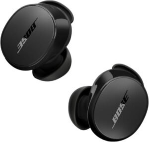Bose QuietComfort Earbuds - True Wireless Bluetooth In-Ear Headphones, with Active Noise Cancellation and Mic, USB-C Charging, IPX4 Rating, Up to 8.5 Hours of Playtime, Black