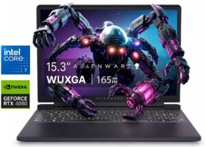 Alienware 15.3" WUXGA 165Hz Gaming Laptop Intel Core 7 240H (Beats i7-13650HX) NVIDIA GeForce RTX 4050 16G DDR5 RAM 512G SSD Wi-Fi 6 HDMI 2.1 RJ-45 Backlit KB Webcam 2x2W Speaker Windows 11 Home Black